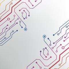 abstract technology hi-tech circuit board texture