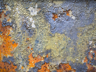 Rusty metal panel