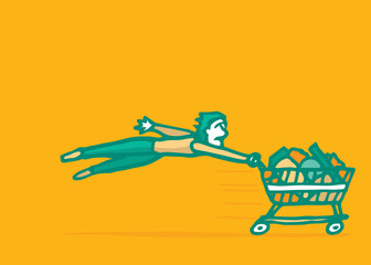 Fast easy online buying consumerism