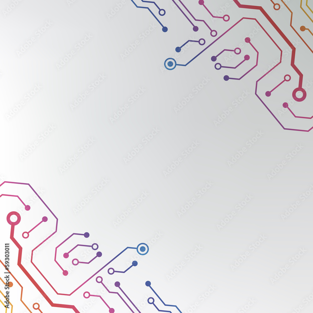 Aufkleber technology hi-tech circuit board texture