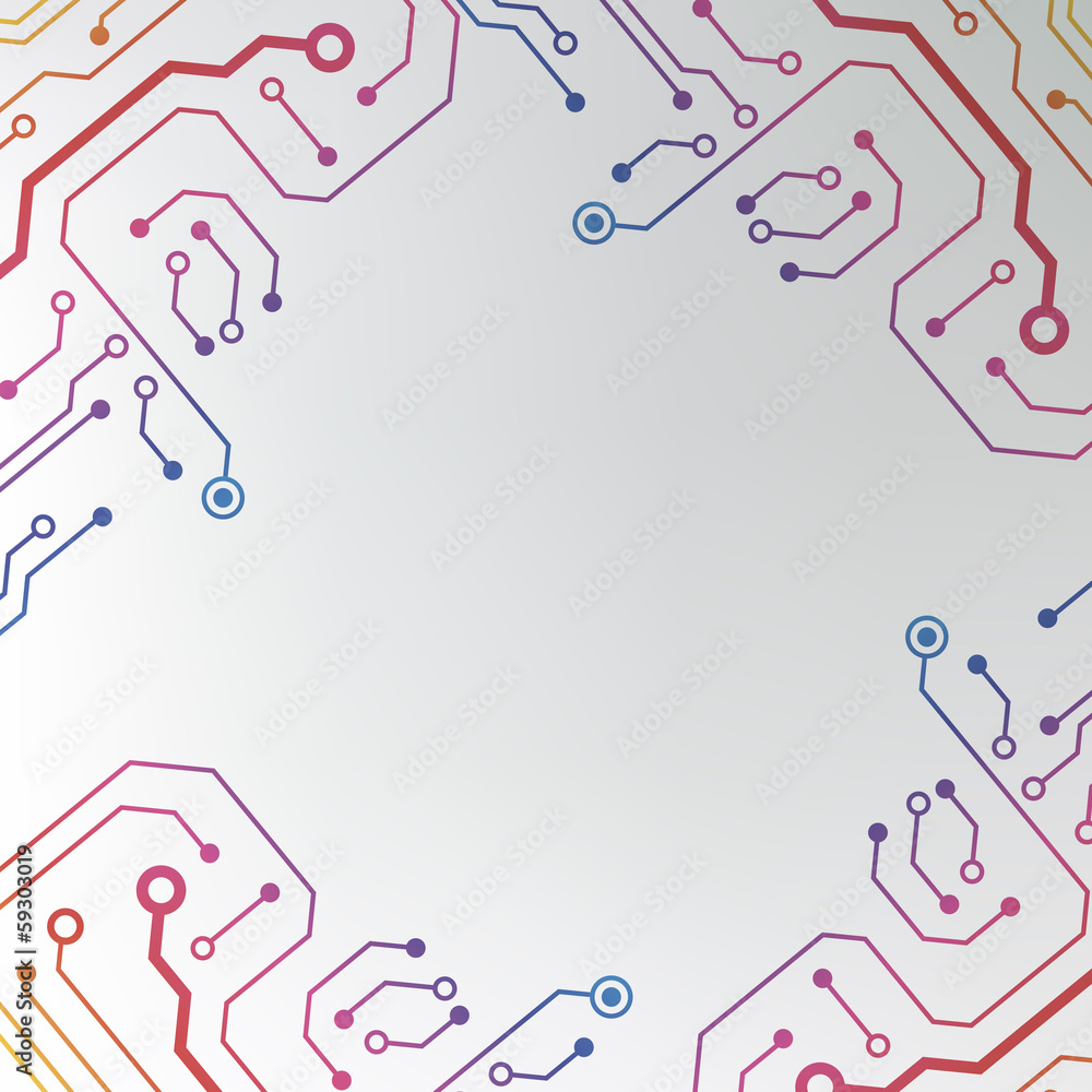 Aufkleber technology hi-tech circuit board texture