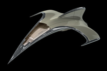 Futuristic military spacecraft for fantasy games © 3000ad