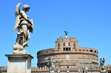 Obraz premium Rome château Saint Ange
