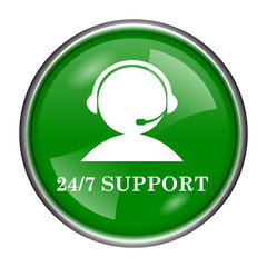 24-7 Support icon