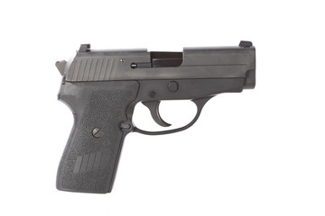 Right side of a 40 caliber handgun