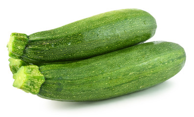 zucchini isolated on a white background