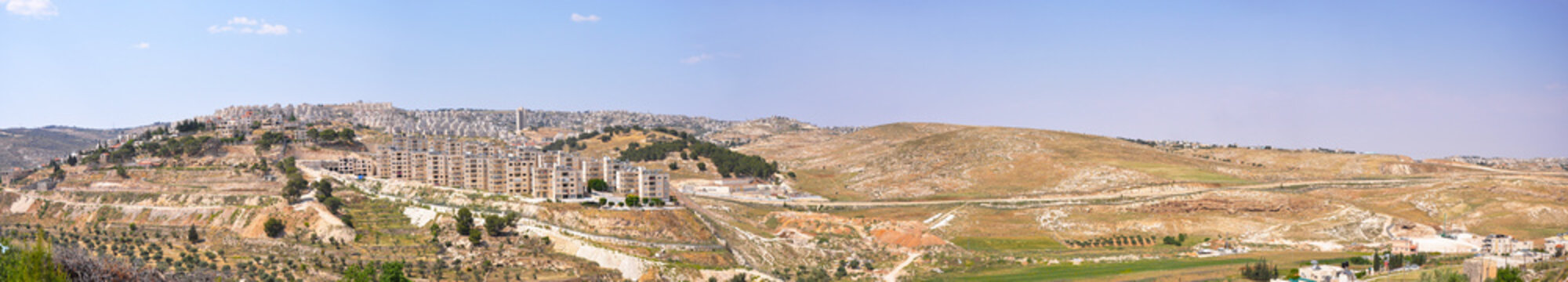 Panorama from Shepherd's Field Bethlehem