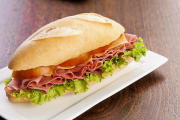 Mortadela sandwich