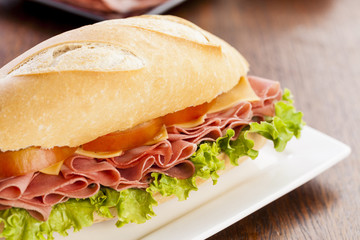 Mortadela sandwich