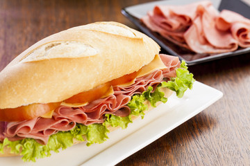 Mortadela sandwich