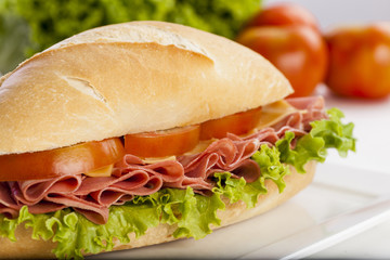 Mortadela sandwich
