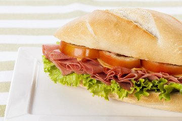 Mortadela sandwich
