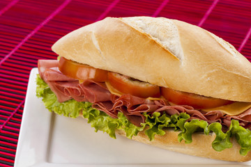 Mortadela sandwich