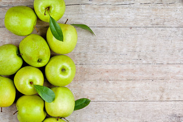 fresh green apples