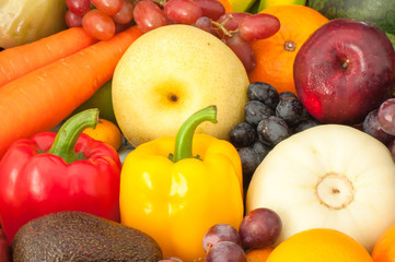 Naklejka na ściany i meble Fruits and vegetables
