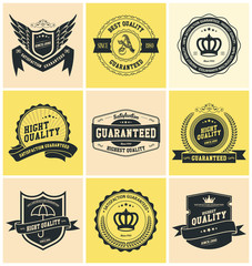 Obraz premium Retro Vintage Badges and Labels