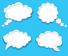 Speech Bubble. Vector Illustration