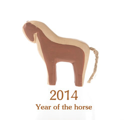 2014 Chinese Lunar New Year of the Horse,wooden toy horse