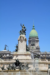 Fototapeta na wymiar Buenos Aires, Kongresspalast