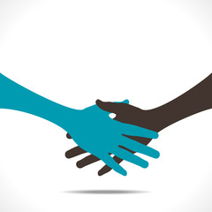 Fototapeta premium hand shake vector