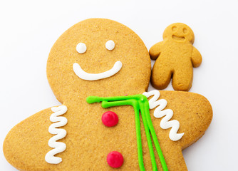 Big and small Gingerbread cookie