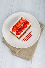 Chocolate strawberry cake