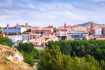 Obraz premium day view of Teruel with main landmarks