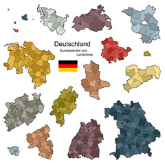 Bundesländer und Landkreise von Deutschland