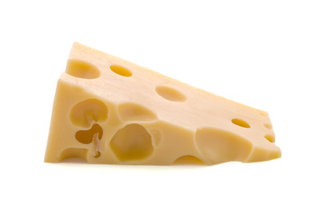 Cheese isolated on white