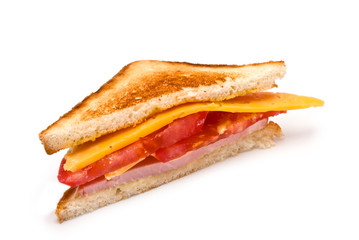 Sandwich isolated on white