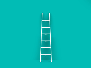 Single Ladder in Empty Room