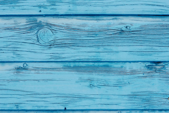 Vintage blue wooden background