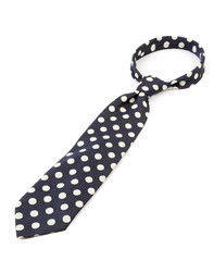 Polka dot necktie. Vertical. © indigolotos