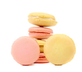 Various macaron cakes.