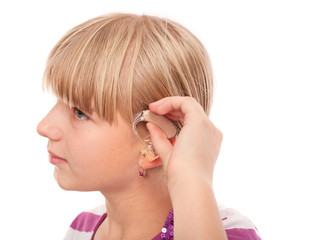 Hearing aid inserting