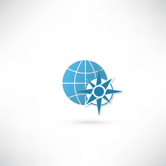 Fototapeta premium Compass Icon