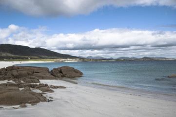 White beach in Connemara, Ireland