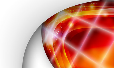 white area and hot background with perspective lines