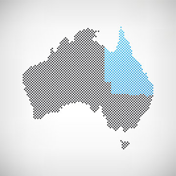 Australien Karte Northern Queensland