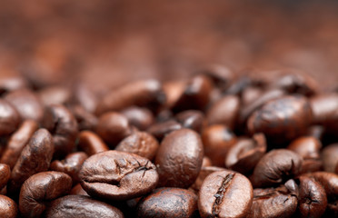 roasted coffee beans background