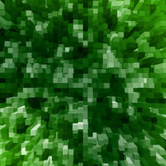 Green Background With Squares