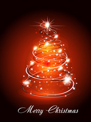 Christmas Tree Wtih Sparkle