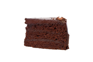 Fototapeta na wymiar Dark chocolate cake