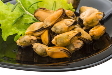 Marinated mussels