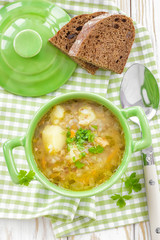 Buckwheat soup