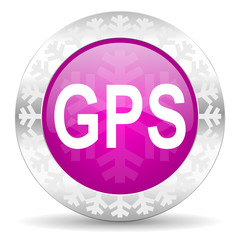 gps christmas icon