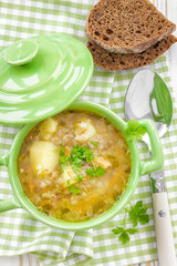 Buckwheat soup