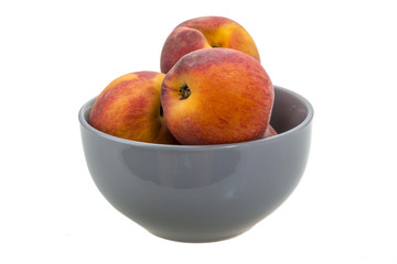 Bright ripe peaches