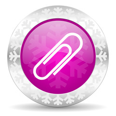 paperclip christmas icon