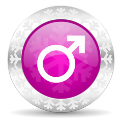 male christmas icon